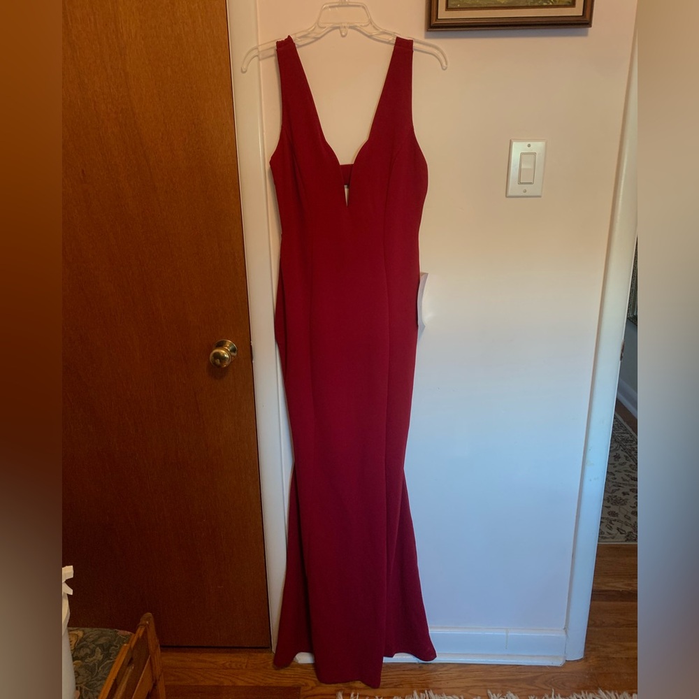 Burgundy Red Prom Dress
